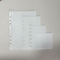 Promotionnel Multi Couleurs Ouverture Latérale Système D'économie D'argent Durable 6 Trous Poche Portefeuille Zipless Enveloppes A6 Enveloppes De Trésorerie