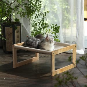 JQ Grote Ademende Verhoogde Kattenhangmat Hondenbed voor Buiten en Binnen - Product Image 6
