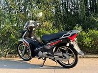 Moto de transport quotidien fiable Haojue UH110S 110cc, frein à disque avant, frein à tambour arrière, longue durée de vie