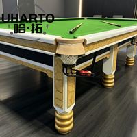 Table de billard classique SA Series de 12 pieds, table de billard professionnelle pour tournois internationaux avec ardoise épaissie