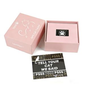 Cajas Personalizadas con Estampado Dorado, Cajas de Empaque de Lujo con Logotipo Personalizado, Caja de Cartón con Tapa y Base, Caja de Regalo para Rastreador GPS para Mascotas - Product Image 4