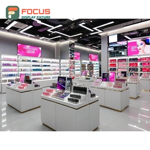 High Quality Retail Shop Glass Wall Display Unit Space Planning Cosmetic Display Cabinet - Product Image 5