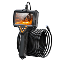 Endoscope industriel P80 avec écran HD de 4,3 pouces, caméra endoscopique étanche de 8 mm pour la réparation automobile et l'inspection des canalisations d'égouts