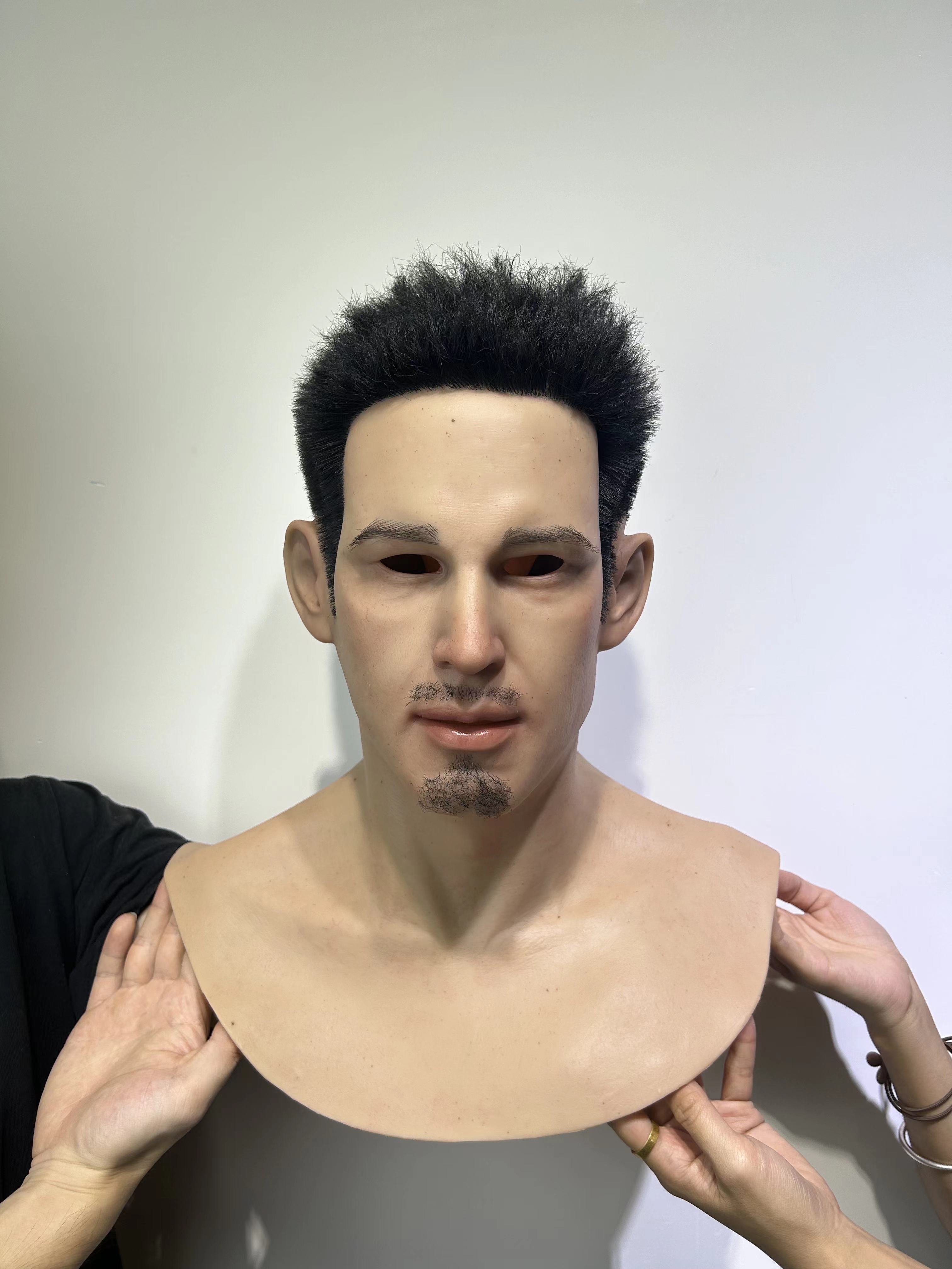 Ricky, with beard, hair-skin