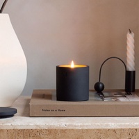 YOYOLO Bougie parfumée en céramique moderne avec couvercle, qualité supérieure, ensemble de bougies aromatiques réutilisables
