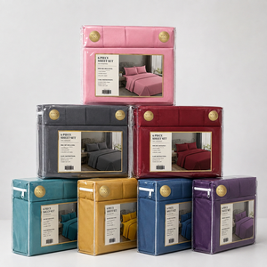 <span class=keywords><strong>Set</strong></span> di Biancheria da Letto Premium Morbido e Traspirante, <span class=keywords><strong>Set</strong></span> di 4 Pezzi per Hotel - Product Image 1