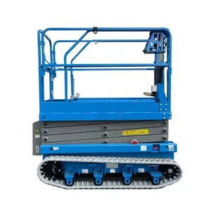 Tùy chỉnh thủy lực areial Lift nền tảng di động theo dõi Scissor Lift điện manlift cho đất nông nghiệp