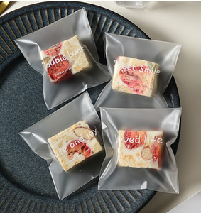 Chất lượng cao trong suốt Frosted túi nhựa tự dính Túi cho kẹo Cookies Bánh Rán Bánh gói - Product Image 3