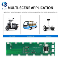 Carte de protection de batterie Li-ion pour trottinette électrique KLS Smart BMS 10S-20S 36V 48V 60V 30A 40A 60A, étanche IP67 avec Bluetooth