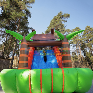 Parcours d'obstacles gonflable sur le theme de la jungle <b>inflatable</b> bounce house obstacle course for adults - Product Image 5