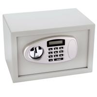 Caja Fuerte Electrónica Digital con Pantalla LED, Fácil Instalación, Cerradura de Seguridad con Contraseña, para Armas, Color Plateado, de Zinc