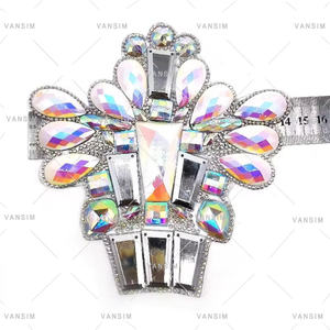 Nuovi costumi di carnevale reggiseno slip cintura <span class=keywords><strong>braccio</strong></span> appliques pezzi decorativi in ferro su pietra in resina - Product Image 6