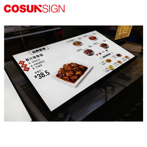 Super Slim restaurante menú de comida colgante doble lado pantalla Led caja de luz de señalización - Product Image 2