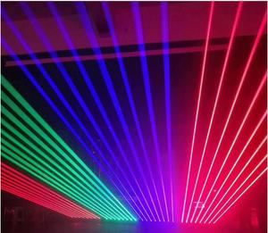 DJ Lazer Lighting DMX 500mW 8 Ojos Rojos Cabeza Móvil RGB/RGBW 15 Canales Luces Láser para Espectáculos de Discoteca y Efectos de Haz - Product Image 3