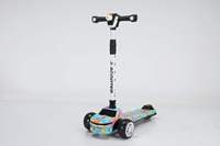 Trottinettes pliantes pour enfants avec musique et lumière, design voiture, vente en gros d'usine, pour 2-10 ans