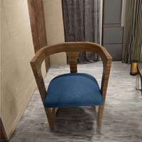 Chaise de salle à manger multifonctionnelle en bois massif et tissu, design nordique moderne, pour salon, maison, appartement, cuisine, dossier ailé
