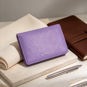 <b>Ladies</b> Bifold Faux Leather <b>Wallet</b>, Purple Card Purse With Coin Pocket For Cash And Cards - Product Image 6