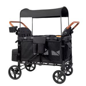 Passeggino Carrozzina Pieghevole Multifunzione 4 Posti per Bambini Stile Europeo 2026 con Tettuccio per Esterni - Product Image 1