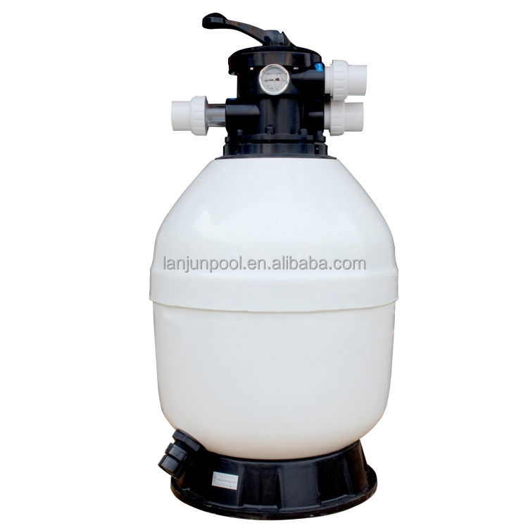 Milk white above ground sand filter