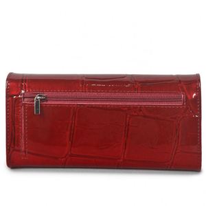 Cartera de piel auténtica de lujo de alta calidad al por mayor con cremallera, tarjetero y clip para billetes de piel de rinoceronte - Product Image 3