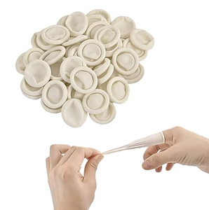 Dedales Médicos <span class=keywords><strong>de</strong></span> Nitrilo y Látex No Tóxicos, Antiestáticos, Color Rosa, para Incisiones, Primeros Auxilios, Multiusos - Product Image 3