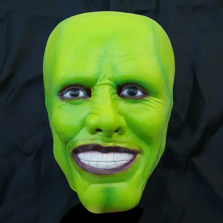 Les masques Jim Cosplay Halloween Masque en latex adulte Film Costume fantaisie Accessoires de jouets Masque de fête