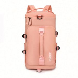 Factory Free Sample Custom Logo Fashion Sports Gym Backpack Duffel Travel <b>Bag</b> Waterproof Portable Unisex Outdoor Activities - Product Image 4