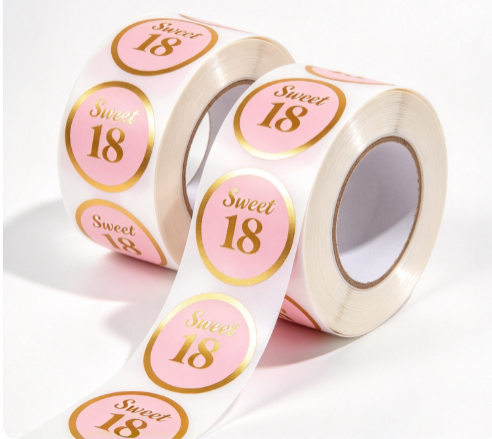 Custom Your Logo Adhesive Sticker Label Waterproof Paper Sticker for ...