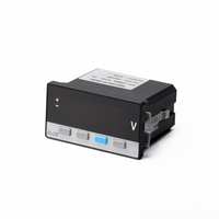 Medidor de Voltaje Digital DC EAST 48x96mm YLT96B-DV 220V DC/AC Monofásico con Pantalla LED, Instrumento Industrial