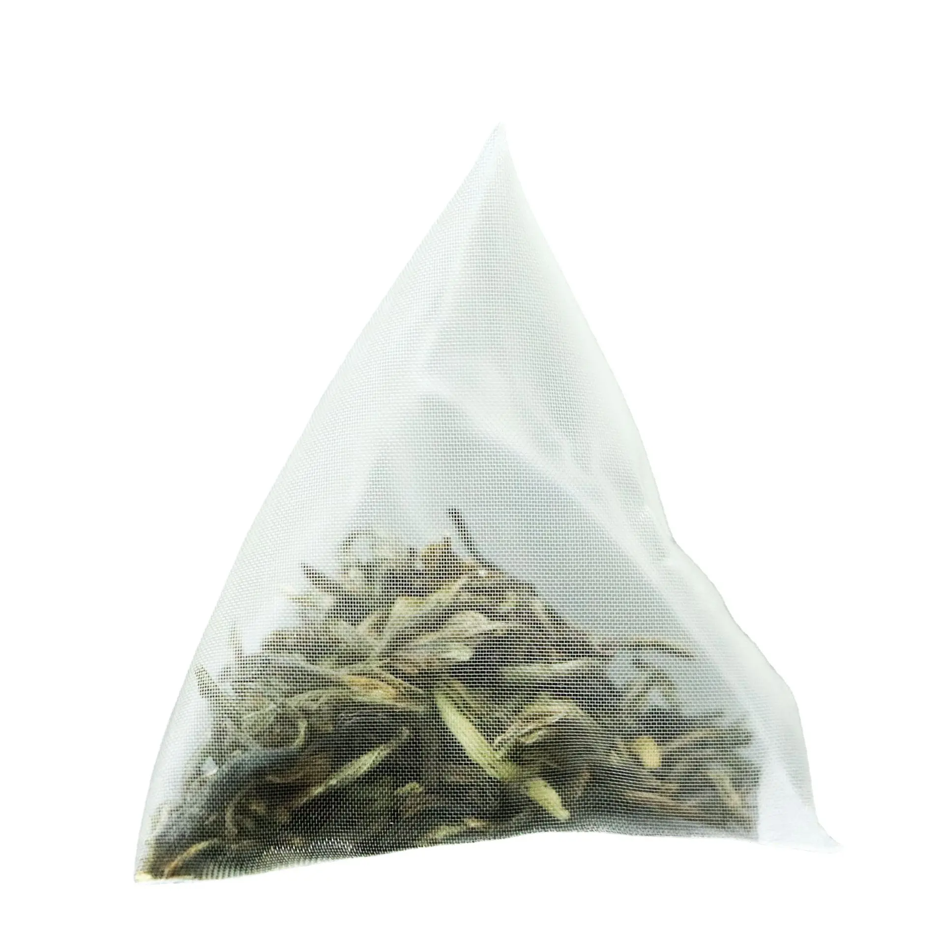 Sacchetto d'imballaggio del tè delle bustine di tè biodegradabili vuote della piramide della fibra di mais all'ingrosso