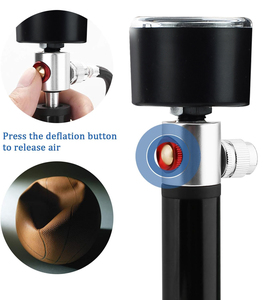 Pompe à air portable avec soupape de dégagement de pression et adaptateur de pompe à bille manomètre pour accessoires de <span class=keywords><strong>sport</strong></span> de basket-ball et de football - Product Image 3