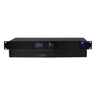 Lucky Tone 1U 19 Inci Fleksibel Rack Mount Deck Media Player dengan Bluetooth/FM/ USB/ SD dan Recording