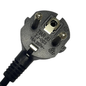 NF CE Certified 16A 250V <strong>Power</strong> <strong>Cord</strong> with Type E to EU Plug Pure Copper IEC <strong>C5</strong> &amp; CEE Male End for Home Appliances IP11 Level - Product Image 1