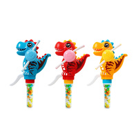 Bonbons durs promotionnels Tengrui pour enfants, motif petit dinosaure, avec jouet lumineux