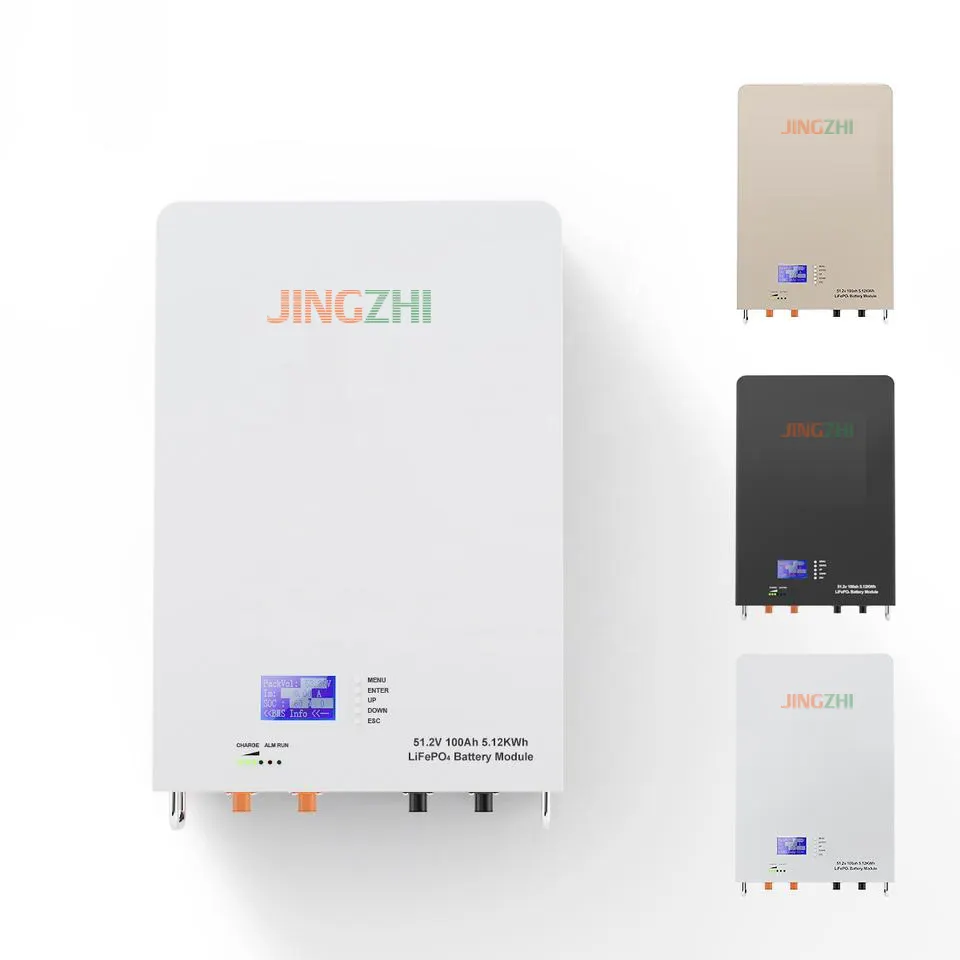 JINGZHI Neues Powerwall-Hybrid gitter 48V LiFePO4 Lithium-Ionen-Akkus 10kWh Solar Home Energy Storage System 51,2 V Power wall