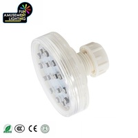Lampes de point d'éclairage pour parcs d'attractions, préprogrammées, à fonctionnement automatique, 60 mm, AC 24V, IP65, 3W, corps en plastique, No.1-No.16 E14 3535 SMD RGB