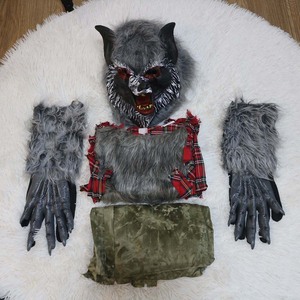 Halloween Cosplay Ensemble Complet Top Pantalon Chapeaux Gants Hommes <span class=keywords><strong>Loup</strong></span>-<span class=keywords><strong>Garou</strong></span> <span class=keywords><strong>Costume</strong></span> KCFC-036 - Product Image 4