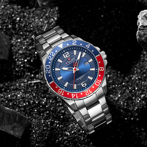 Reloj <span class=keywords><strong>NAVIFORCE</strong></span> Casual para Hombre, Reloj Deportivo de Acero Inoxidable con Fecha, Reloj de Cuarzo con Manecillas Luminosas, Relogio Masculino - Product Image 2