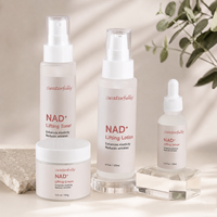 Crème Visage Végétalienne au Collagène et Peptides NAD+ OEM/ODM, Soin Coréen Hydratant et Raffermissant 5 Céramides, Effet Liftant