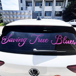 Tùy chỉnh Xe Xe tải van kính chắn gió phía sau Vinyl Sticker cửa sổ phía sau đồ họa Vinyl đề can xe kính chắn gió biểu ngữ Sticker - Product Image 5