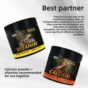 Suplemento probiótico en polvo de calcio y electrolito multivitamínico para reptiles, animales pequeños, lagartos, cuidado de la salud de mascotas de calidad - Product Image 5