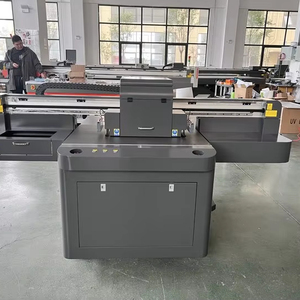 9060 90X60 Auto White <strong>Varnish</strong> <strong>Uv</strong> Printer Flat Bed <strong>Uv</strong> Flatbed Printer Printing <strong>Machine</strong> - Product Image 1