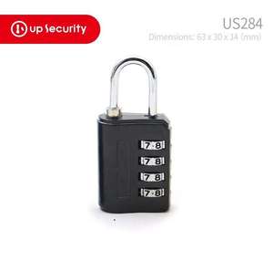 Candado de contraseña de combinación resistente de 4 dígitos Cerradura de seguridad de aleación de zinc para gabinetes - Product Image 4