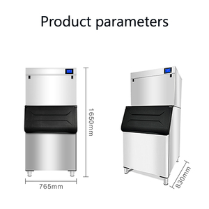 Máquina de Hielo Comercial de 200 kg/24 h, Máquina para Hacer Cubos de Hielo - Product Image 1