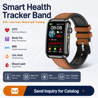 Reloj Inteligente con Llamadas Bluetooth, Altavoz Manos Libres y Monitor de ECG, Rastreador de Actividad IP68 para Hombre, Regalo de Navidad