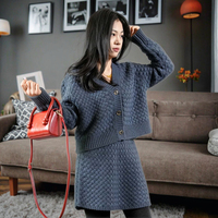 Designer femme 100% cachemire tricot ensemble Style mongol personnalisé hiver parfait avant Logo Style chinois fabriqué en usine