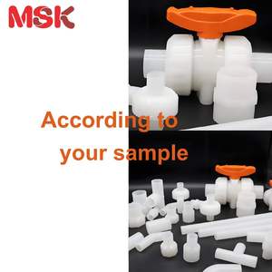 プラスチックModlingタイプ<span class=keywords><strong>MSK</strong></span> PVDFマニュアルPTFEボールバルブ化学抵抗3ウェイバルブ - Product Image 4