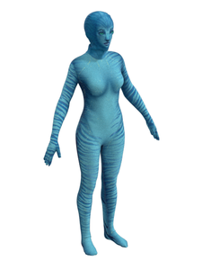 Fabricant d'usine Adulte Halloween Costumes <span class=keywords><strong>Avatar</strong></span> Film Costume <span class=keywords><strong>Avatar</strong></span> Bleu Animal Costume Combinaison Combishort - Product Image 2