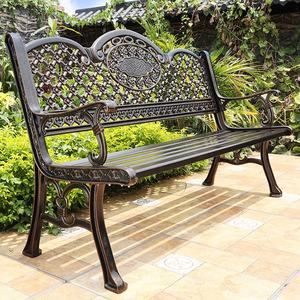 Mojia Jardim Ao Ar Livre Mobiliário de Lazer De Alumínio Fundido Park Bench Bronze Antigo Conjunto Jardim Do Pátio Do Jardim Banco de Manutenção Zero - Product Image 5