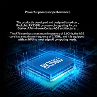 Boîtier de calcul IA Edge Forlinx RK3588 RK3588J Hailo-8 26+6TOPS Codec 8K Passerelle industrielle d'analyse de vision intelligente